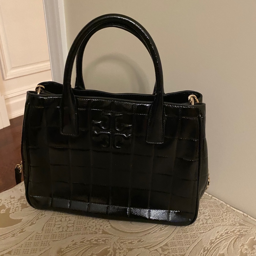 Tory Burch Patent leather Crossbody & or Hand Bag